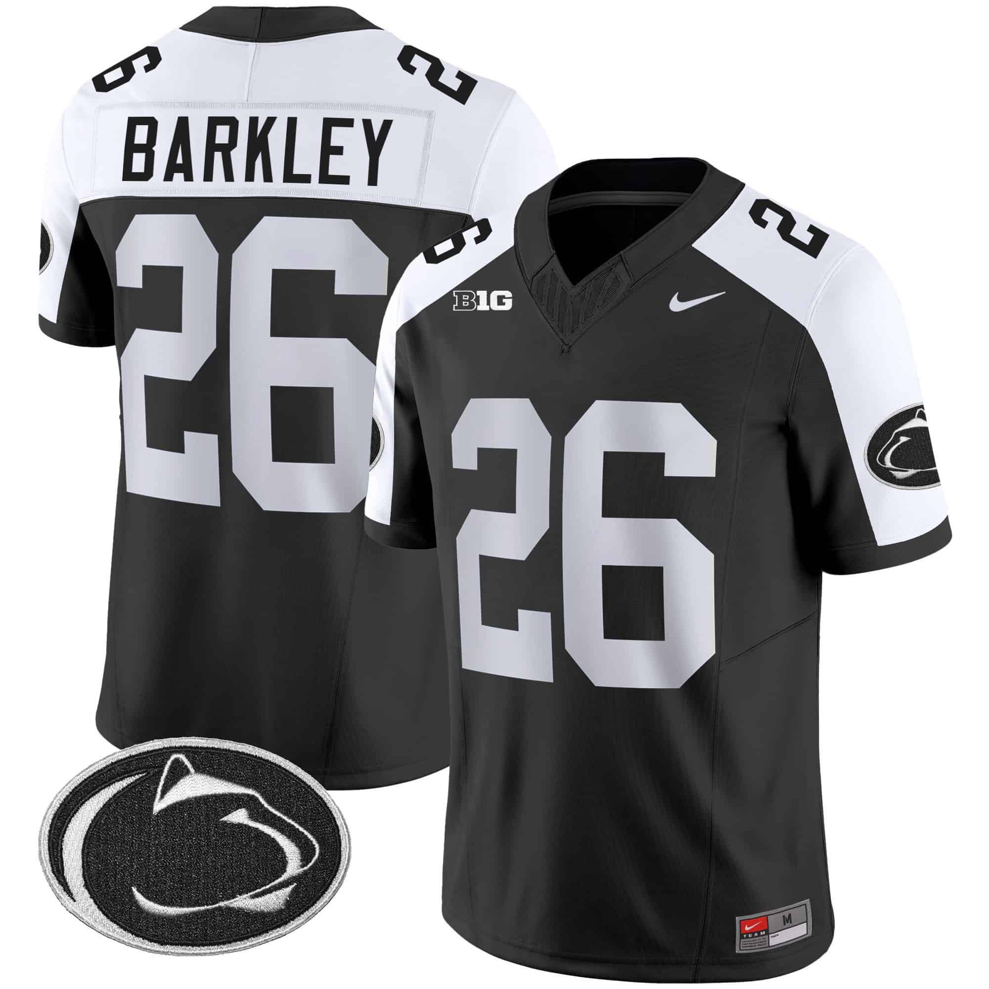 Men Penn State Nittany Lions #26 Barkley Black 2024 Nike Vapor Limited NCAA Jersey->ncaa teams->NCAA Jersey